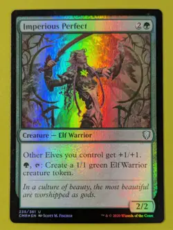 FOIL Imperious Perfect x1 Commander Legends 1x MTG Magic the Gathering - Image 1
