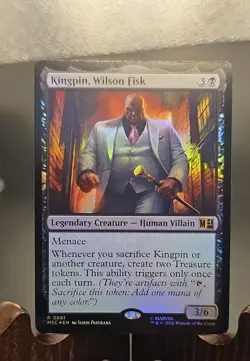 Kingpin, Wilson Fisk Commander: Marvel Super Heroes MTG Foil Near Mint - Image 1