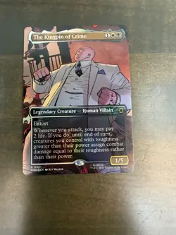 The Kingpin of Crime (Borderless) (0327) #327 NM Marvel Super Heroes Magic MTG - Image 1