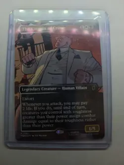 The Kingpin of Crime #327 Marvel Super Heroes MTG Rare Borderless NM - Image 3