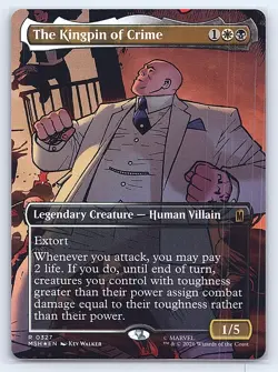 The Kingpin of Crime (Borderless) 327 Marvel Super Heroes MTGFoil LP - Image 1