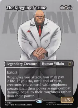 The Kingpin of Crime (Borderless) (0374) 374 Marvel Super Heroes MTG NM/M - Image 1