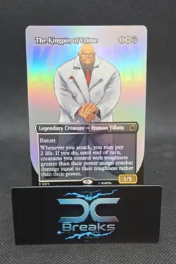 The Kingpin of Crime (Borderless) (0374) Marvel Super Heroes Foil - Image 1