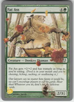 Fat Ass Unhinged Common Magic: The Gathering NM/M - Image 1