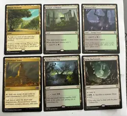 MTG golgari (green black) - Utility Land Lot - x6 NM regular MTG Commander - Image 1