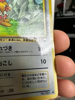 Pokemon Card Japanese - Spearow No. 021 - Glossy - Vending Series - Image 5