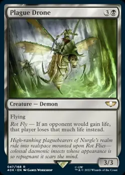 1x Plague Drone MTG - Universes Beyond: Warhammer 40,000 - Light Play - Image 1