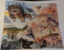 The Black Sun Invasion Art Card Scene Mtg Avatar: The Last Airbender new in wrap - Image 1