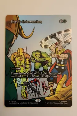 Heroic Intervention (0080) (Borderless) Marvel Universe Eternal-Legal Foil - Image 1