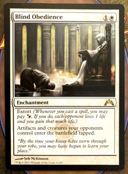 MTG Blind Obedience - Gatecrash #6 LP Rare - Magic: The Gathering - Image 1