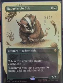 Badgermole Cub (Borderless) Avatar: The Last Airbender Foil - Image 1