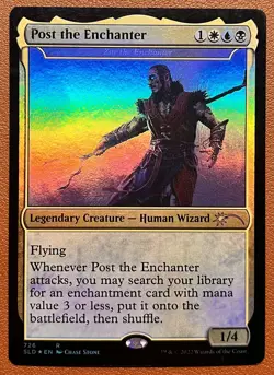 MTG Post the Enchanter Secret Lair Drop Foil - Image 1