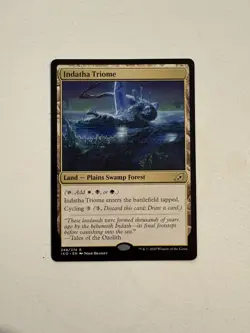 Indatha Triome (Ikoria: Lair of Behemoths) - Near Mint (NM) - Magic - MTG - Image 1