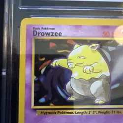 Drowzee 1999 49/102 Graded Pokemon Card CGC Mint 9.5 - Image 4