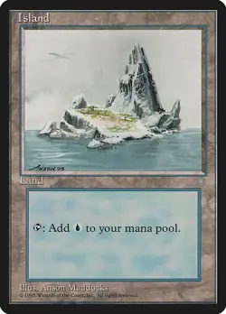 Lot of 20x Island #369 - ICE Ice Age Basic Land MTG Magic PL - Image 1