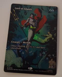 Lord of Atlantis Comic FOIL NM Marvel Super Heroes MTG MAGIC THE GATHERING - Image 1