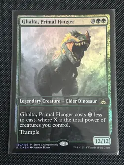 Ghalta, Primal Hunger Game Day & Store Championship Promos Foil - Image 1