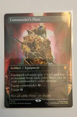 Commander's Plate (Borderless) Commander: Teenage Mutant Ninja Turtles Foil - Image 1