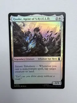 Quake, Agent of S.H.I.E.L.D. Foil 32 MTG: Marvel Super Heroes M/N - Image 1