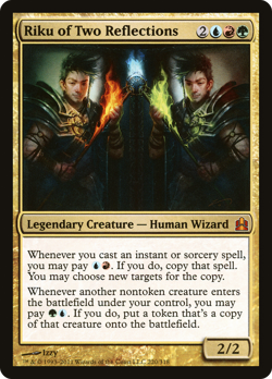 Riku of Two Reflections #220 (MP) Commander CMD Magic MTG - Image 1