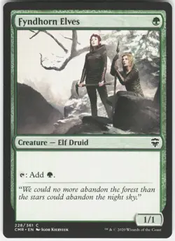 Fyndhorn Elves 228 Common Commander Legends Magic: The Gathering Near Mint - Image 1