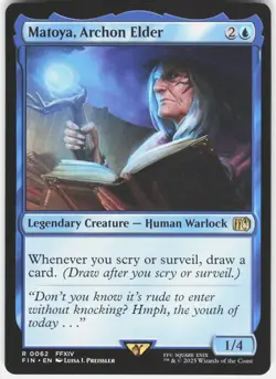 Matoya, Archon Elder 62 Rare FINAL FANTASY Magic: The Gathering Foil Near Mint - Image 1