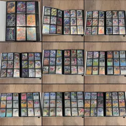Pokemon TCG Binder With Over 320 Cards Rare Collection Bundle Pokeball Holo Rare - Image 1