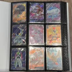 Pokemon TCG Binder With Over 320 Cards Rare Collection Bundle Pokeball Holo Rare - Image 2