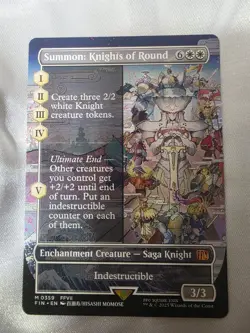 Summon: Knights of Round MTG Card Non-Foil Final Fantasy Crossover Near Mint - Image 2