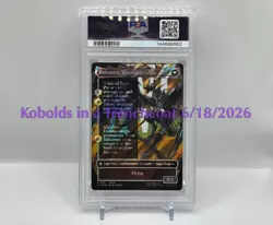 MTG Final Fantasy Dion, Bahamut's Dominant (Borderless) (Surge Foil) #521 PSA 10 - Image 2