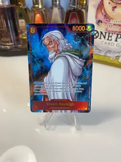 Silvers Rayleigh OP08-118 Alternate Art SEC English One Piece TCG Two Legends - Image 3