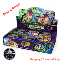 Disney Lorcana Attack of the Vine Booster Box English Sealed PRE-ORDER - Image 1