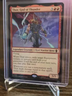 Thor, God of Thunder Marvel Super Heroes Foil 156 - Image 1
