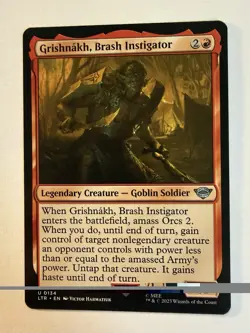 Grishnakh, Brash Instigator #134 | NM Near Mint | LTR Magic MTG - Image 1