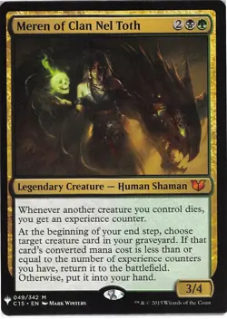 Meren of Clan Nel Toth *Mythic Rare* Magic MtG x1 Mystery Booster - Image 1