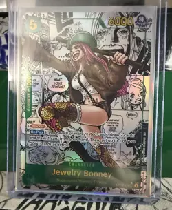 Jewelry Bonney OP12-118 Manga Alt Art Legacy Of The Master ONE PIECE Card - Image 1