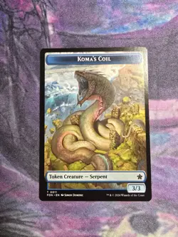 Scion of the Deep Koma's Coil Doubled-Sided Token Foundations Regular - Image 1