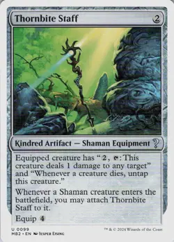 Thornbite Staff - Mystery Booster 2 (99) - NM - Image 1