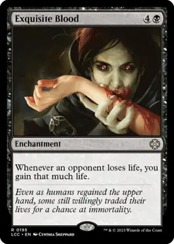 Exquisite Blood - 195 - LCC - Near Mint - MTG - Image 1
