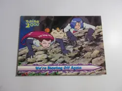 We're Blasting Off Again Pokemon the Movie 2000 Topps Pokemon Card LP - Image 1