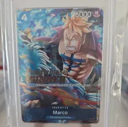 2024 One Piece Promo Marco - OP08 Pre-Release Winner P-071 PSA 10 - Image 3