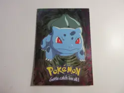 Bulbasaur Holo E1 of 12 Topps Pokemon Card LP - Image 1