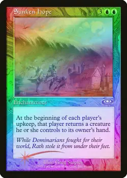 Sunken Hope FOIL Planeshift HEAVILY PLD Blue Rare MAGIC GATHERING CARD ABUGames - Image 1