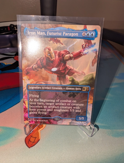 MTG Iron Man Futurist Paragon R 0501 Marvel Secret Lair Borderless Non-Foil - Image 1