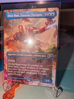 MTG Iron Man Futurist Paragon R 0501 Marvel Secret Lair Borderless Non-Foil - Image 2
