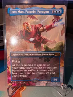 MTG Iron Man Futurist Paragon R 0501 Marvel Secret Lair Borderless Non-Foil - Image 3