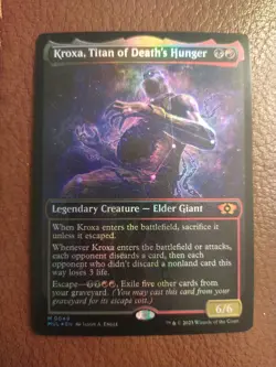Kroxa, Titan of Death's Hunger *FOIL Showcase* [MUL] Multiverse Legends - Image 1