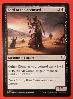 MTG, AETHERDRIFT: LORD OF THE ACCURSED, UNCOMMON #0095, DRC, REGULAR, NM, - Image 1