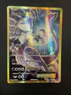 Pokemon Mewtwo EX 103/108 Evolutions Full Art Holo Card Ultra Rare, Shiny - Image 1