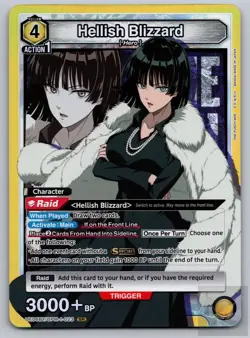 Hellish Blizzard (023) UE06BT/OPM-1-023 UE06BT: One Punch Man Union Arena Foil - Image 1
